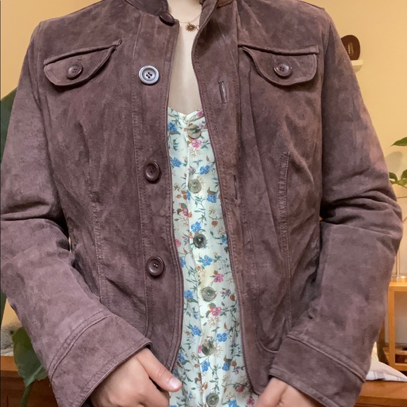 Brown Leather Jacket - Picture 4 of 6